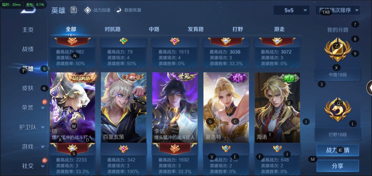 WZQM3149571王者荣耀账号详情图7 WZQM3149571王者荣耀账号详情图7