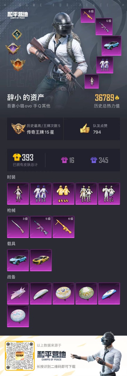 HPQM3243853和平精英账号详情图2 HPQM3243853和平精英账号详情图2