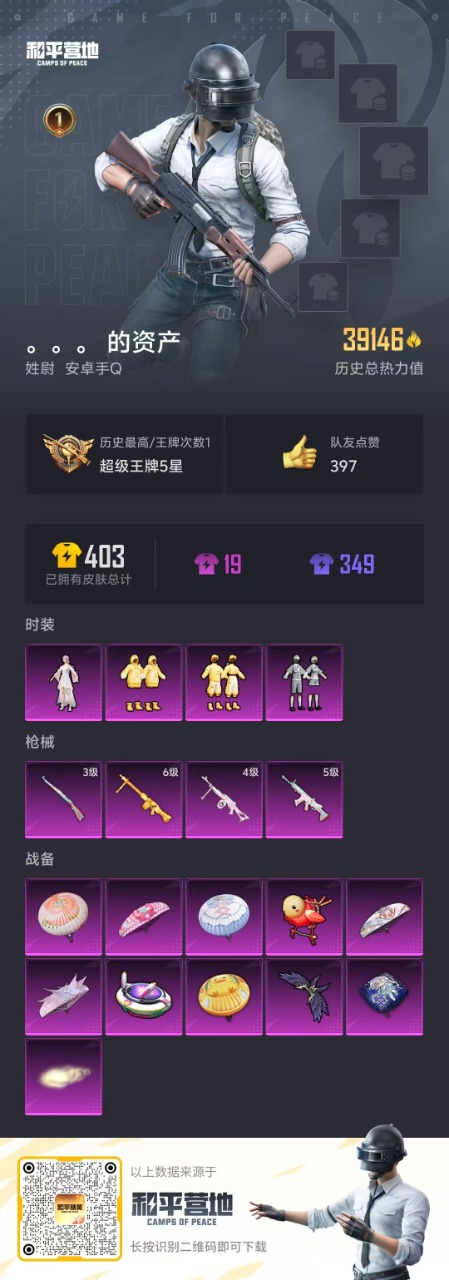 HPQM3251512和平精英账号详情图13 HPQM3251512和平精英账号详情图13