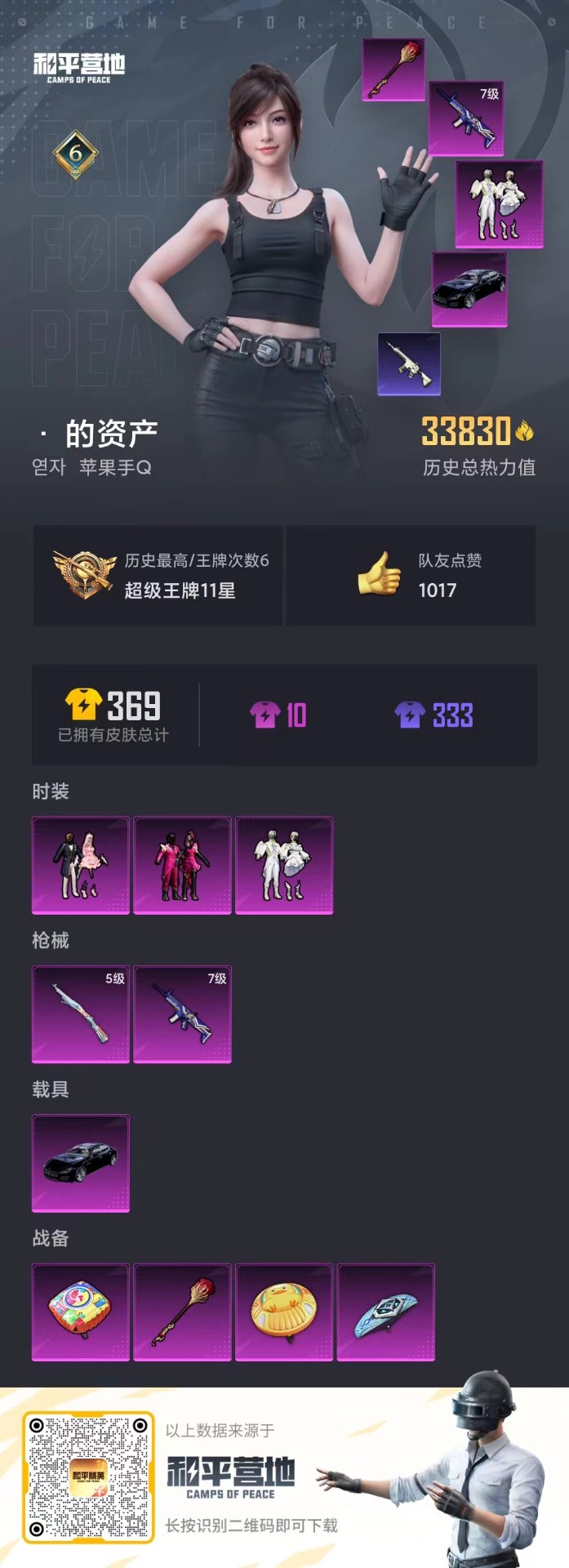 HPQM3243595和平精英账号详情图2 HPQM3243595和平精英账号详情图2