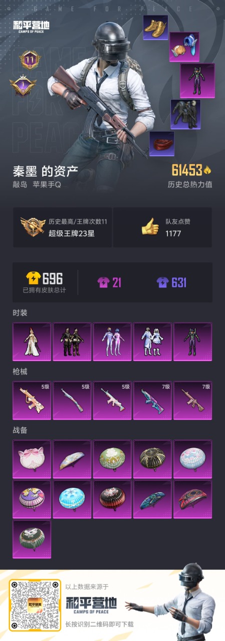 HPQM3258075和平精英账号详情图3 HPQM3258075和平精英账号详情图3