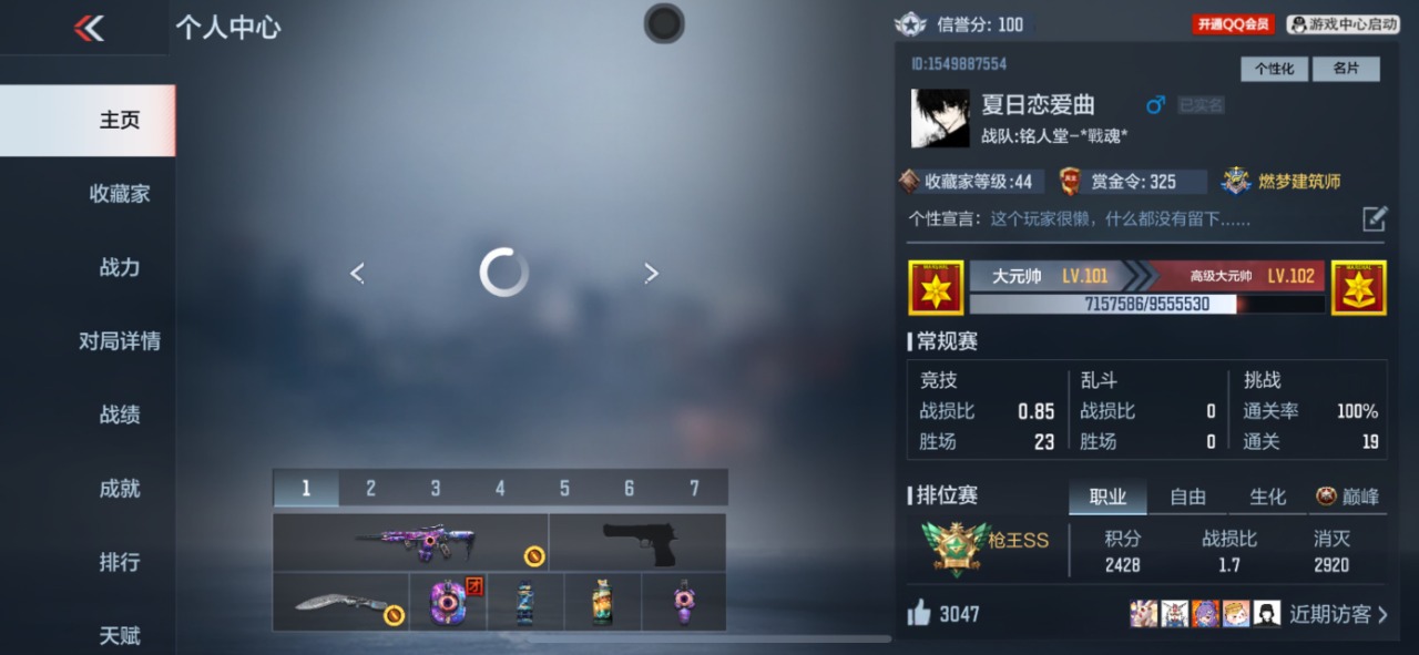 CFMQM331458枪战王者账号详情图3