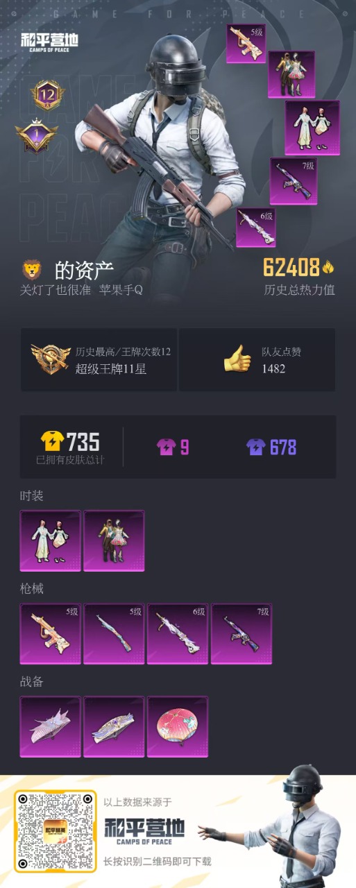 HPQM3248013和平精英账号详情图4 HPQM3248013和平精英账号详情图4