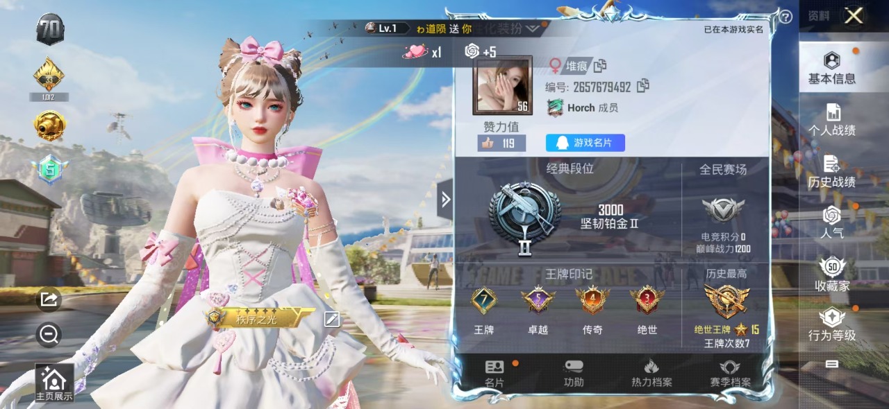 HPQM3250746和平精英账号详情图16 HPQM3250746和平精英账号详情图16