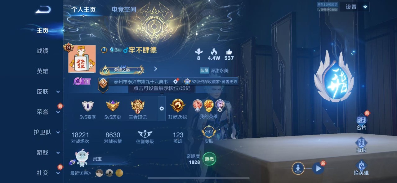 WZQM3158008王者荣耀账号详情图2 WZQM3158008王者荣耀账号详情图2