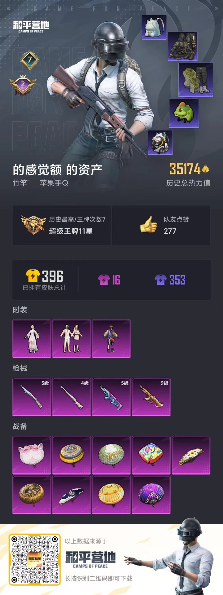 HPQM3244436和平精英账号详情图4 HPQM3244436和平精英账号详情图4
