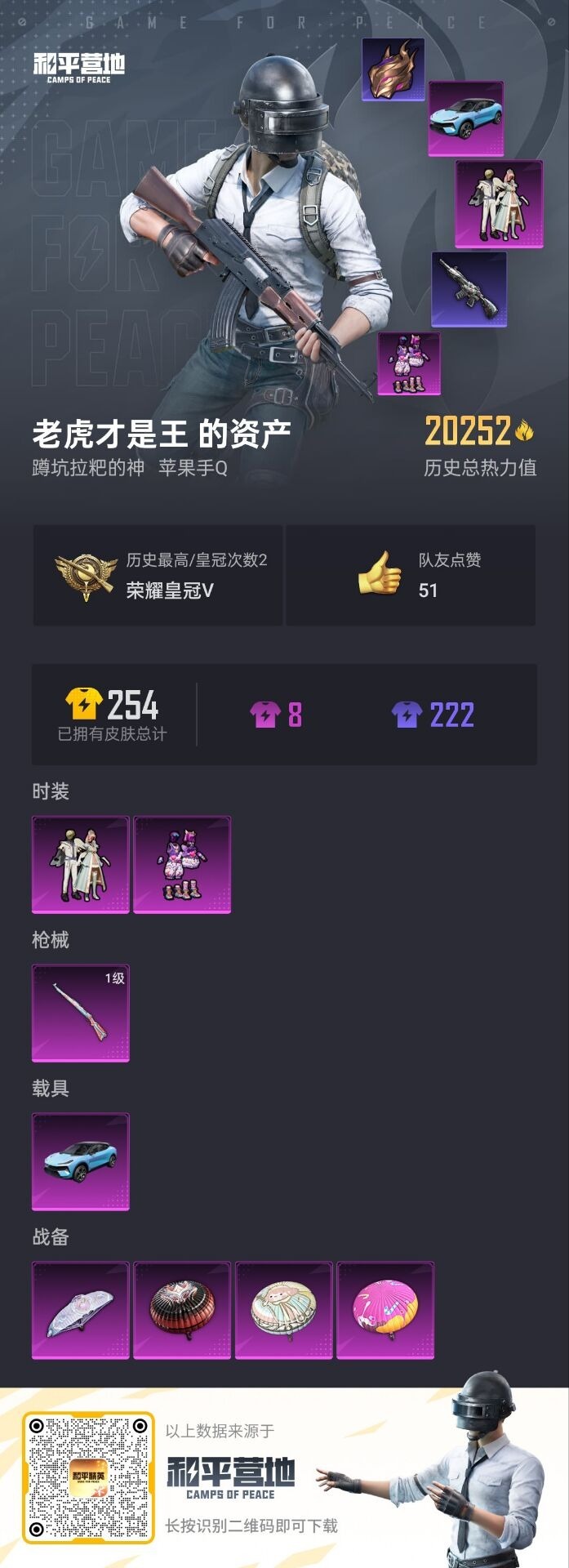 HPQM3250643和平精英账号详情图6