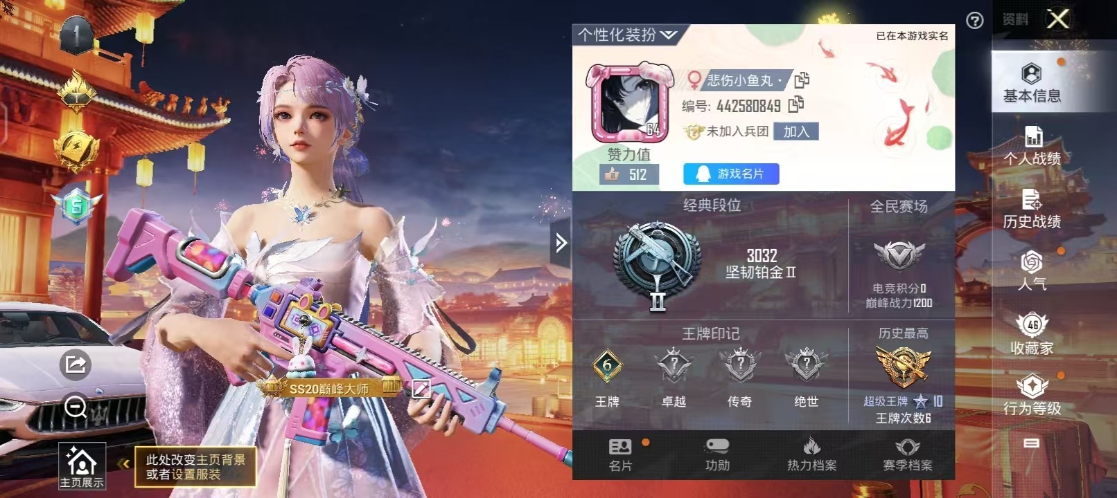 HPQM3245998和平精英账号详情图17 HPQM3245998和平精英账号详情图17