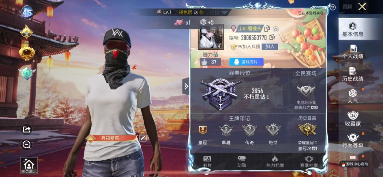 HPQM3253353和平精英账号详情图14 HPQM3253353和平精英账号详情图14