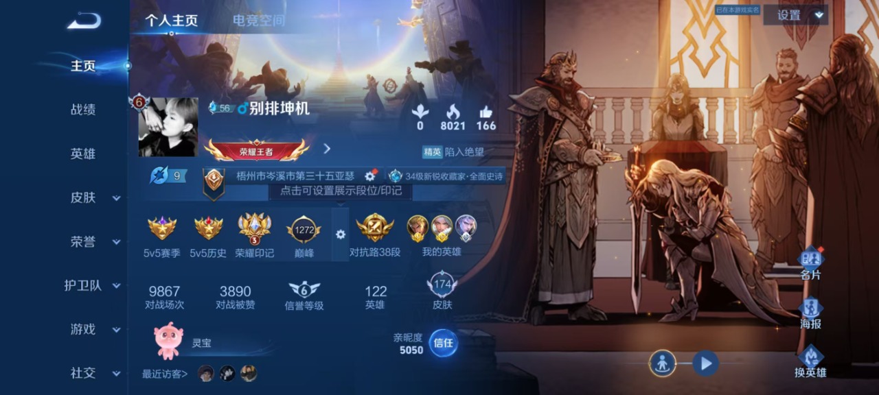 WZQM3150166王者荣耀账号详情图9 WZQM3150166王者荣耀账号详情图9