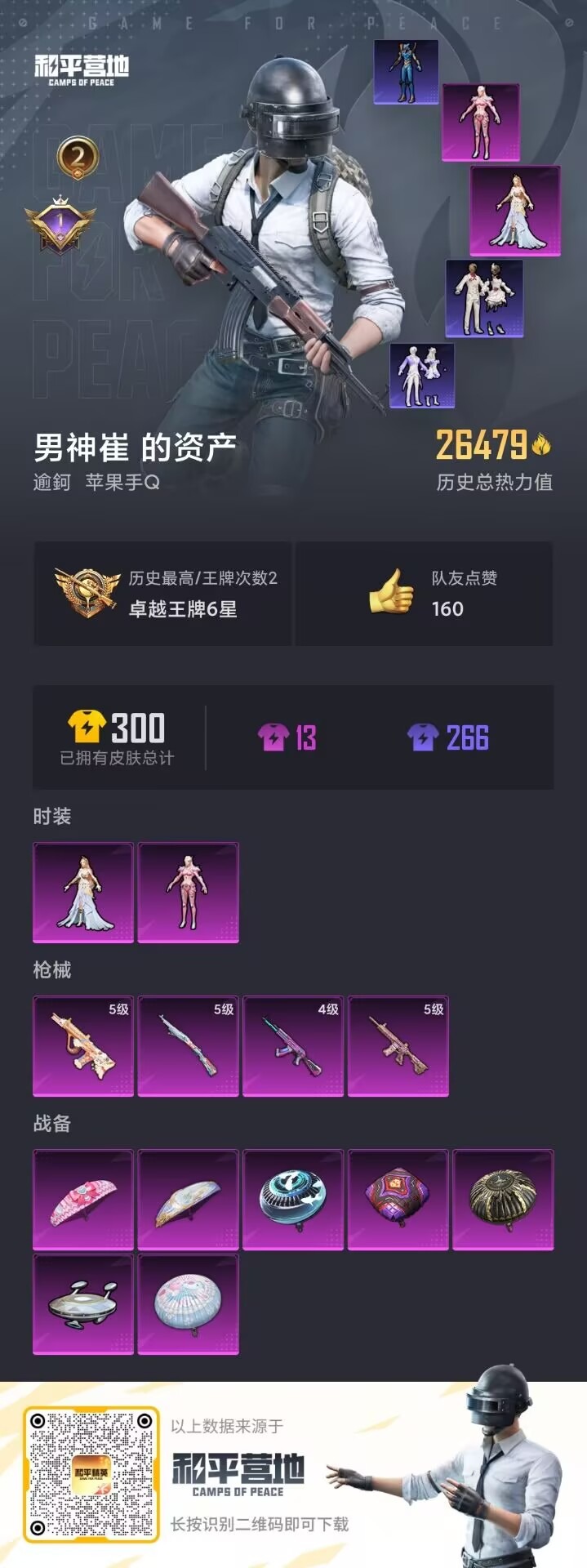 HPQM3258215和平精英账号详情图9 HPQM3258215和平精英账号详情图9