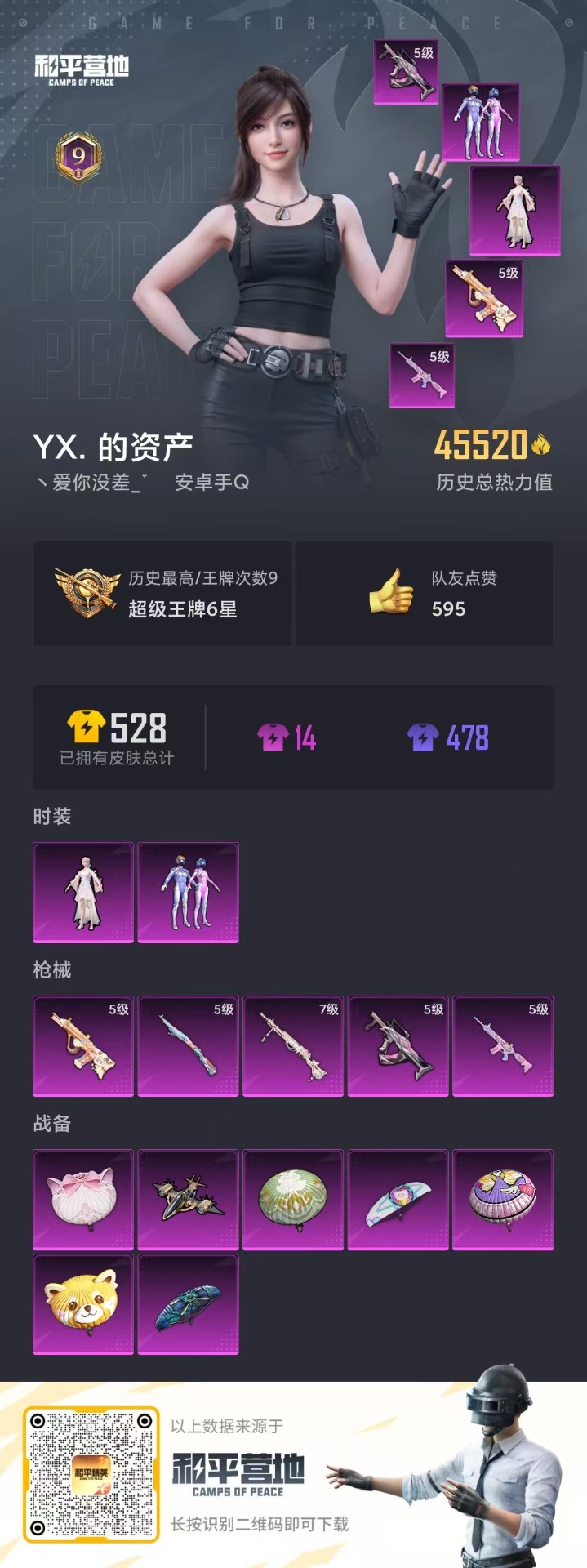HPQM3243883和平精英账号详情图5 HPQM3243883和平精英账号详情图5