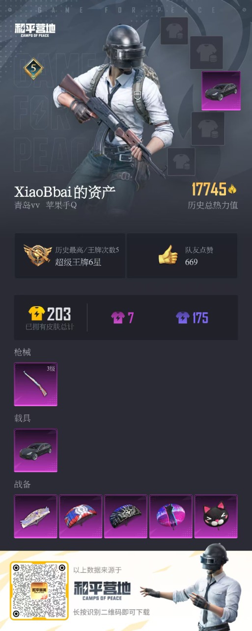 HPQM3252273和平精英账号详情图14 HPQM3252273和平精英账号详情图14