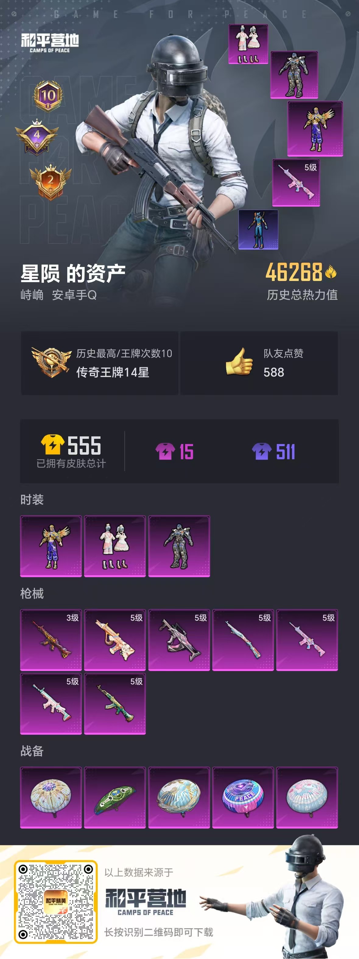 HPQM3258220和平精英账号详情图13