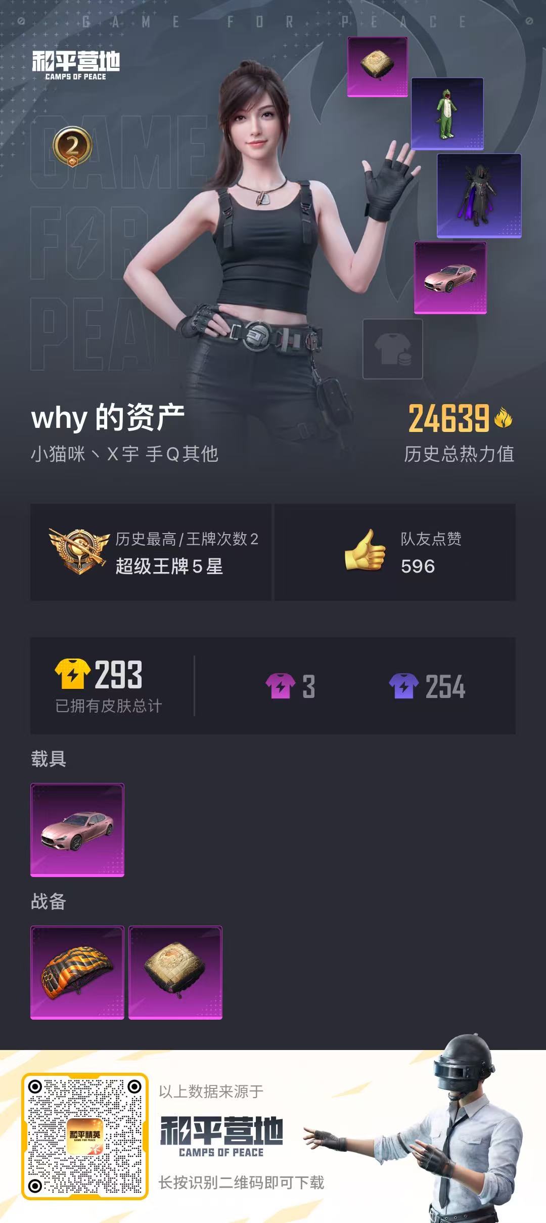 HPQM3262008和平精英账号详情图5