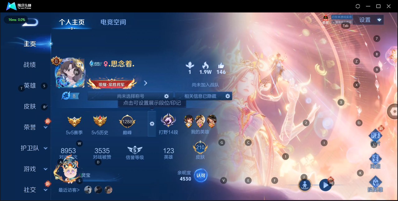 WZQM3149695王者荣耀账号详情图4 WZQM3149695王者荣耀账号详情图4