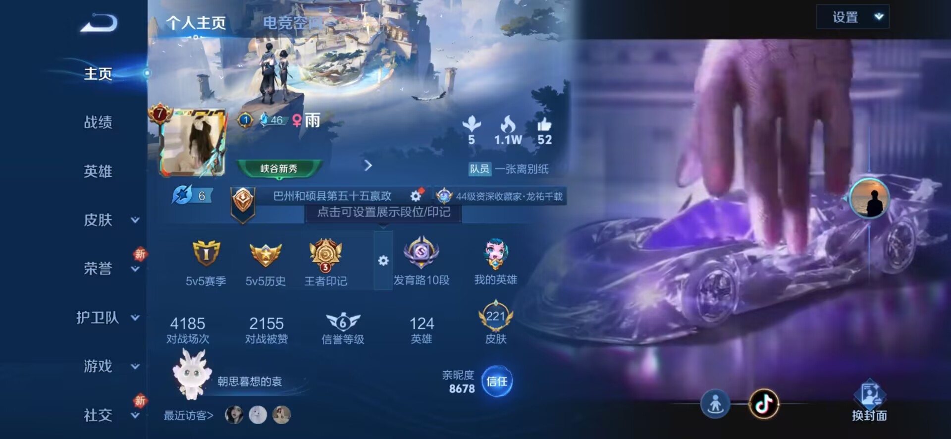 WZQM3157991王者荣耀账号详情图7