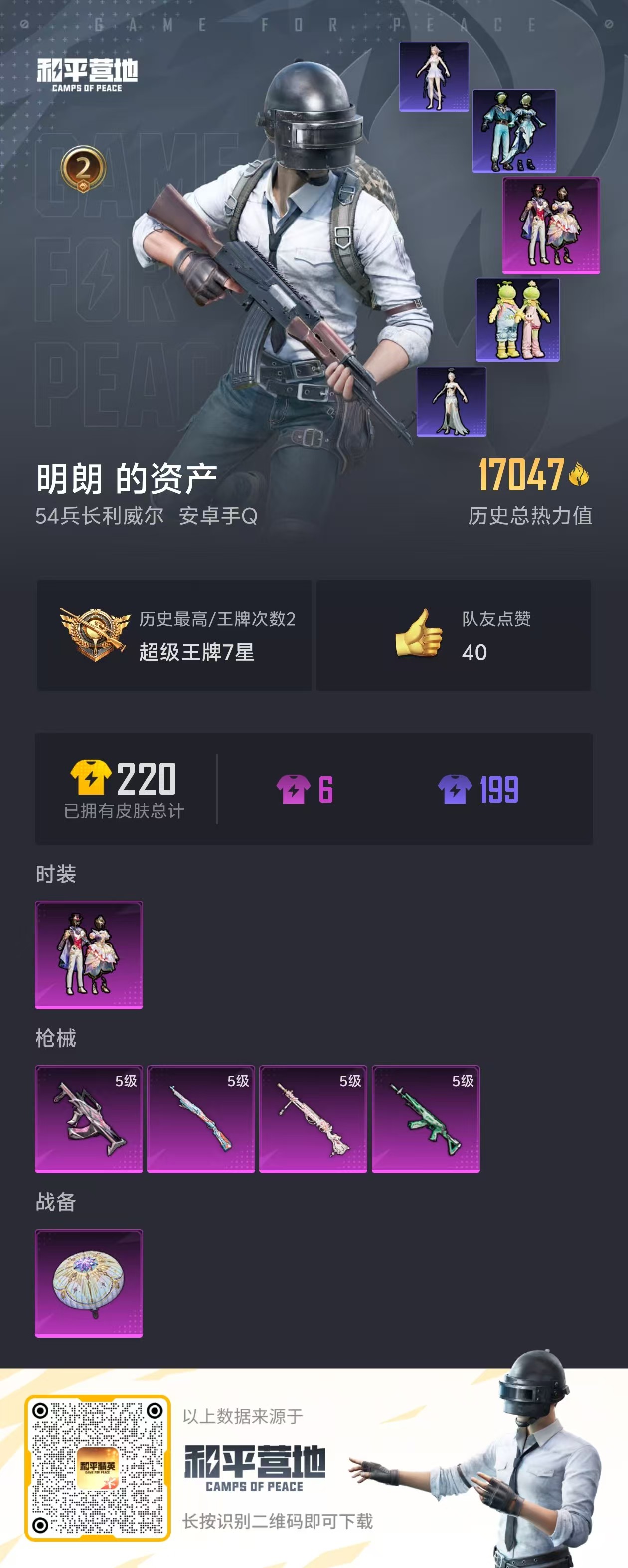 HPQM3244085和平精英账号详情图2 HPQM3244085和平精英账号详情图2