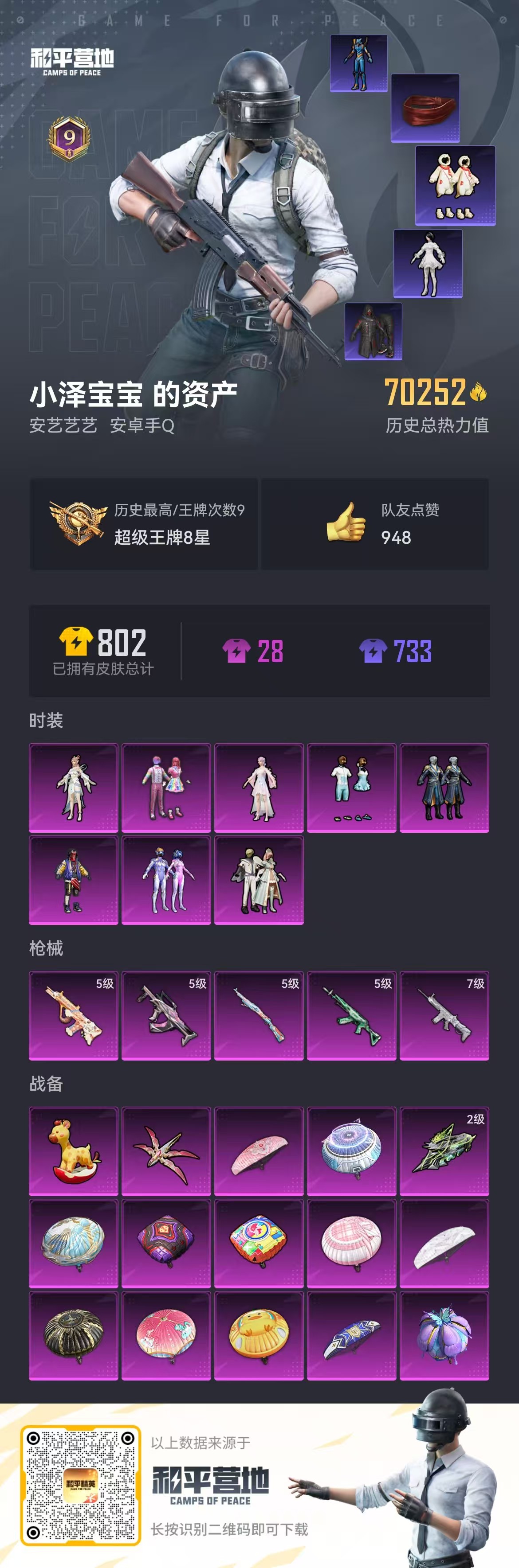 HPQM3255153和平精英账号详情图3 HPQM3255153和平精英账号详情图3