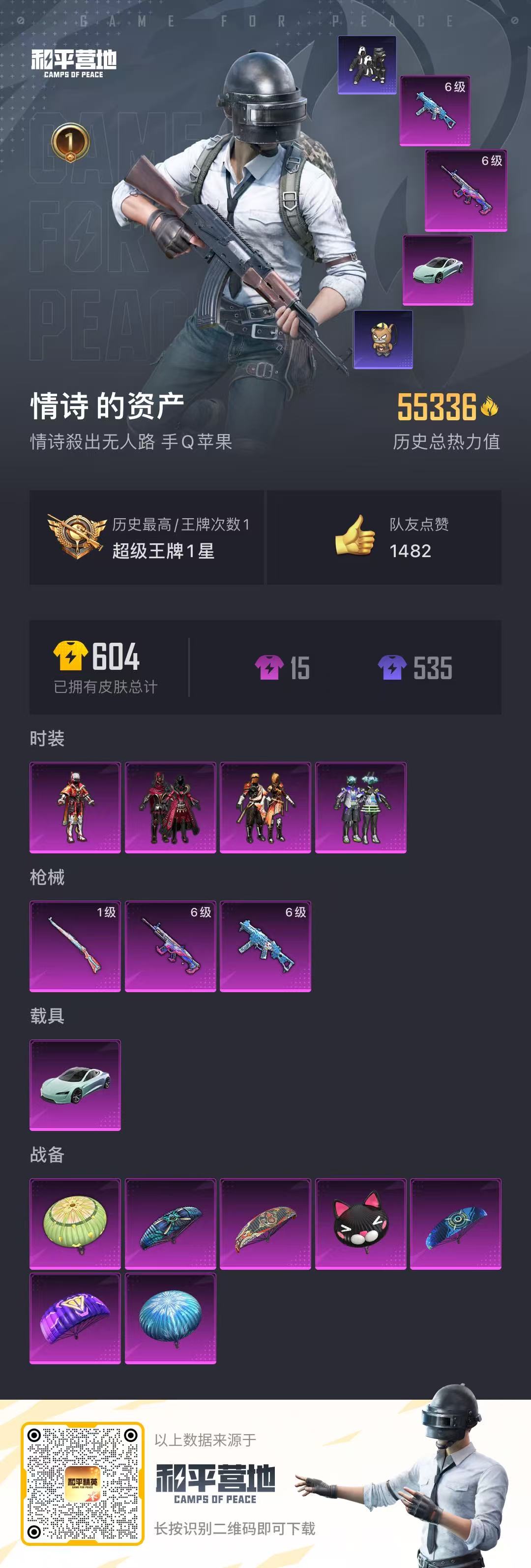 HPQM3259543和平精英账号详情图6 HPQM3259543和平精英账号详情图6