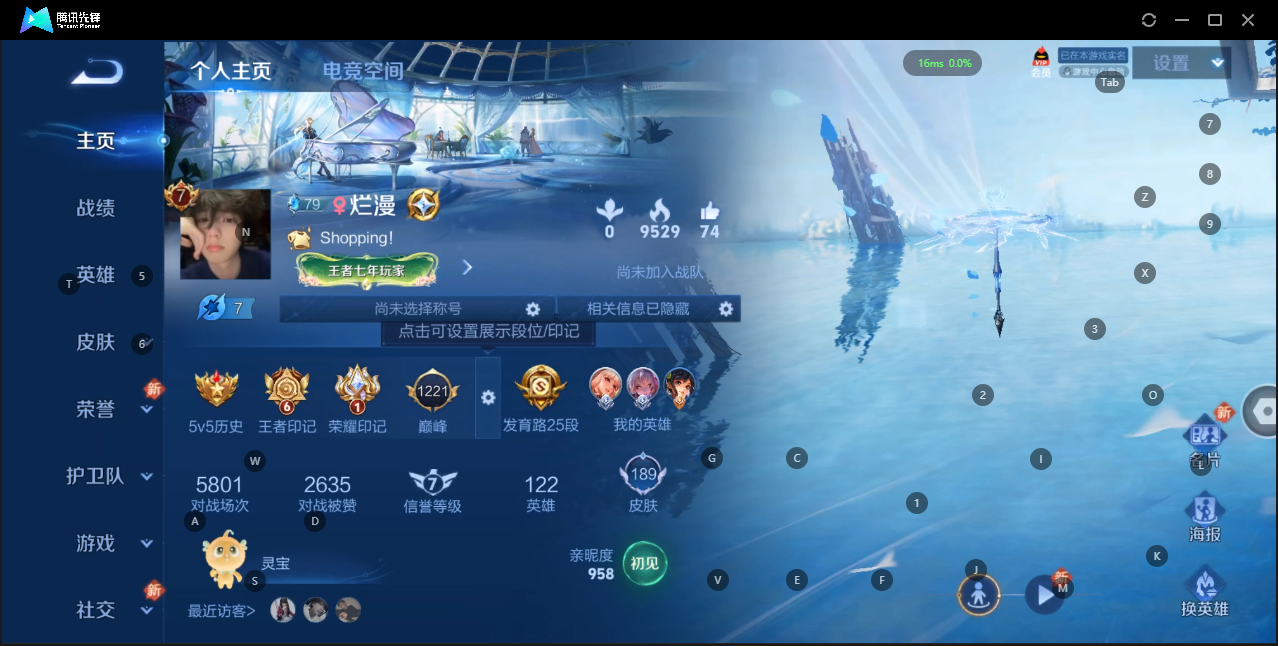 WZQM3158331王者荣耀账号详情图3 WZQM3158331王者荣耀账号详情图3