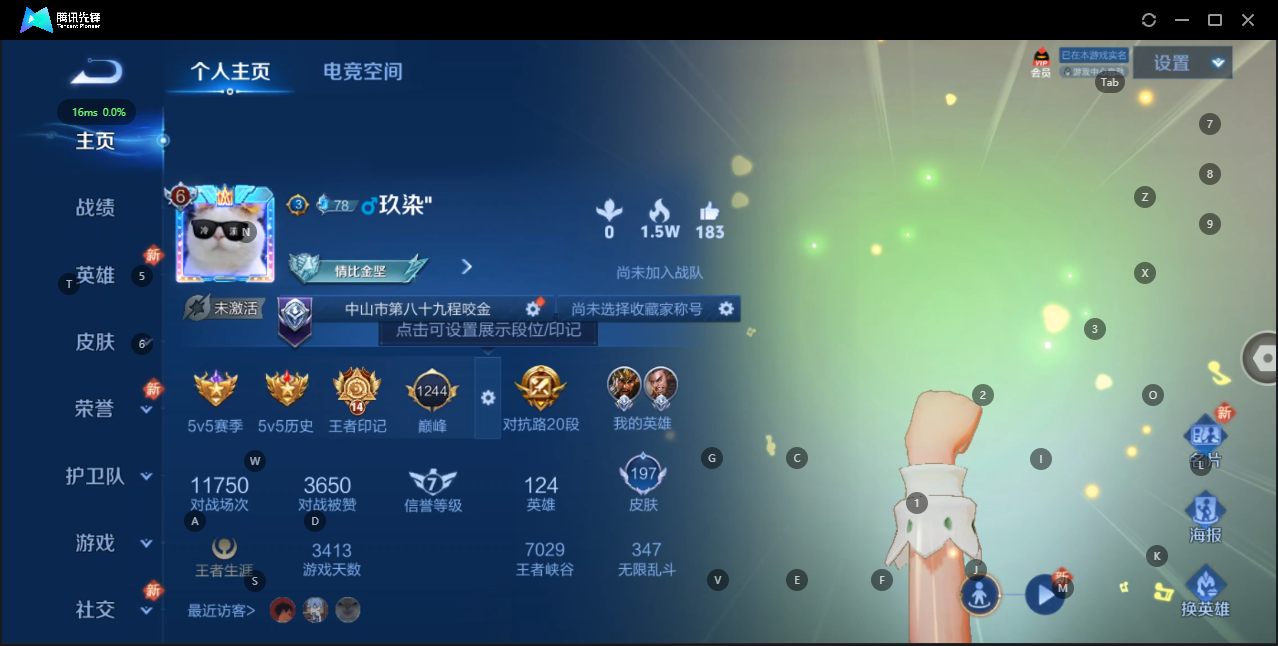 王者荣耀账号苹果QQ英雄 197皮肤 典藏英雄武则天 可修改实名 传说皮：黄金狮子座,末日机甲-孙尚香(绿蚂蚱),冠军飞