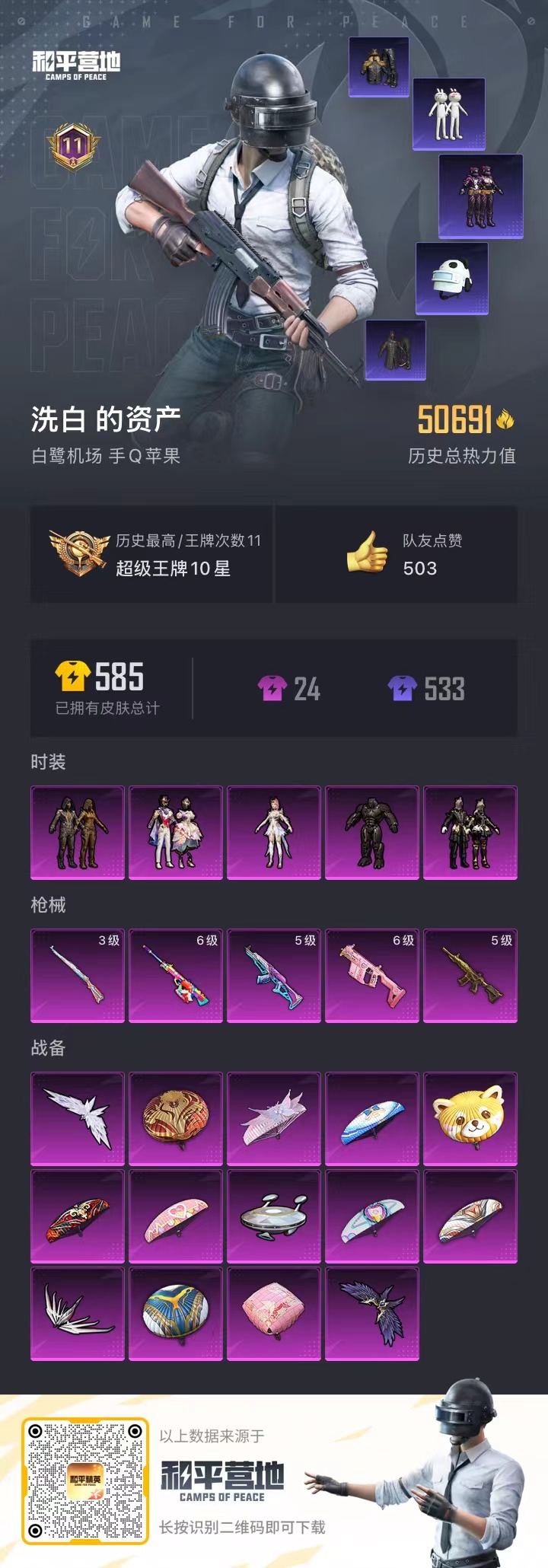 HPQM3250198和平精英账号详情图8