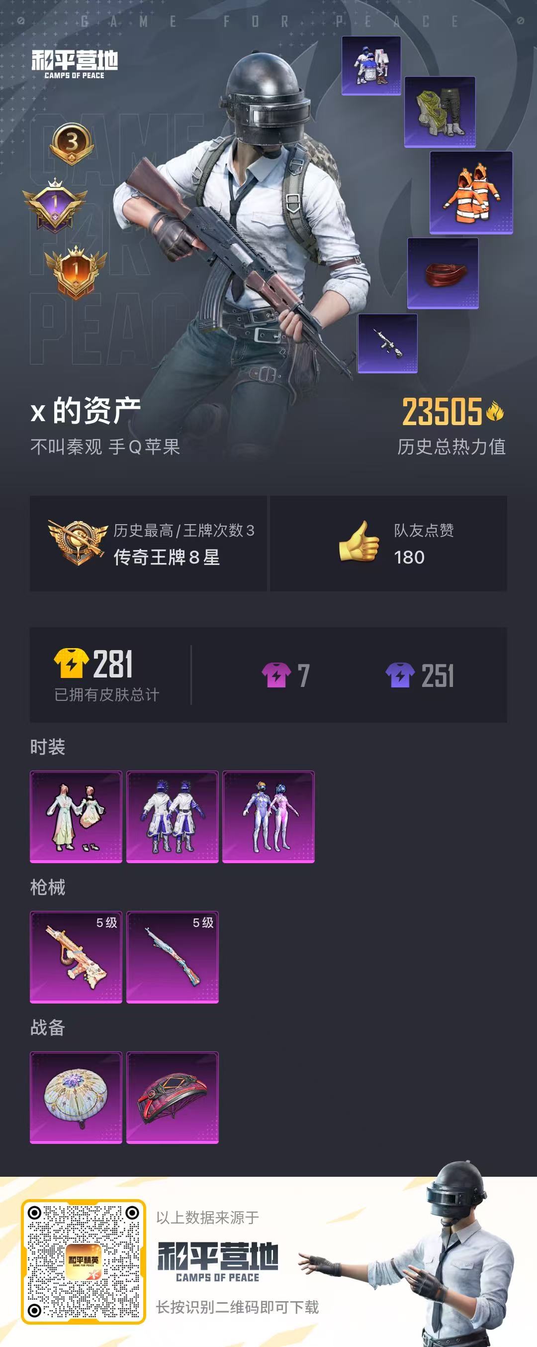 HPQM3259506和平精英账号详情图10 HPQM3259506和平精英账号详情图10