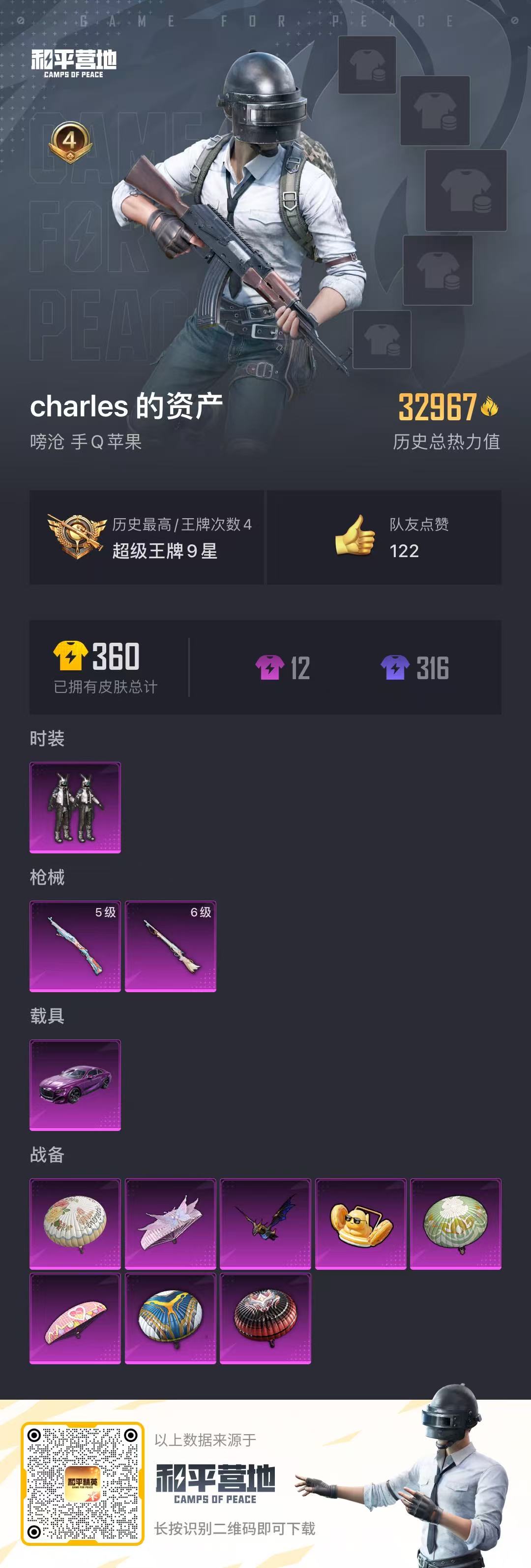 HPQM3258493和平精英账号详情图4 HPQM3258493和平精英账号详情图4