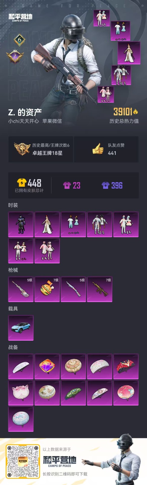 HPQM3258369和平精英账号详情图3 HPQM3258369和平精英账号详情图3