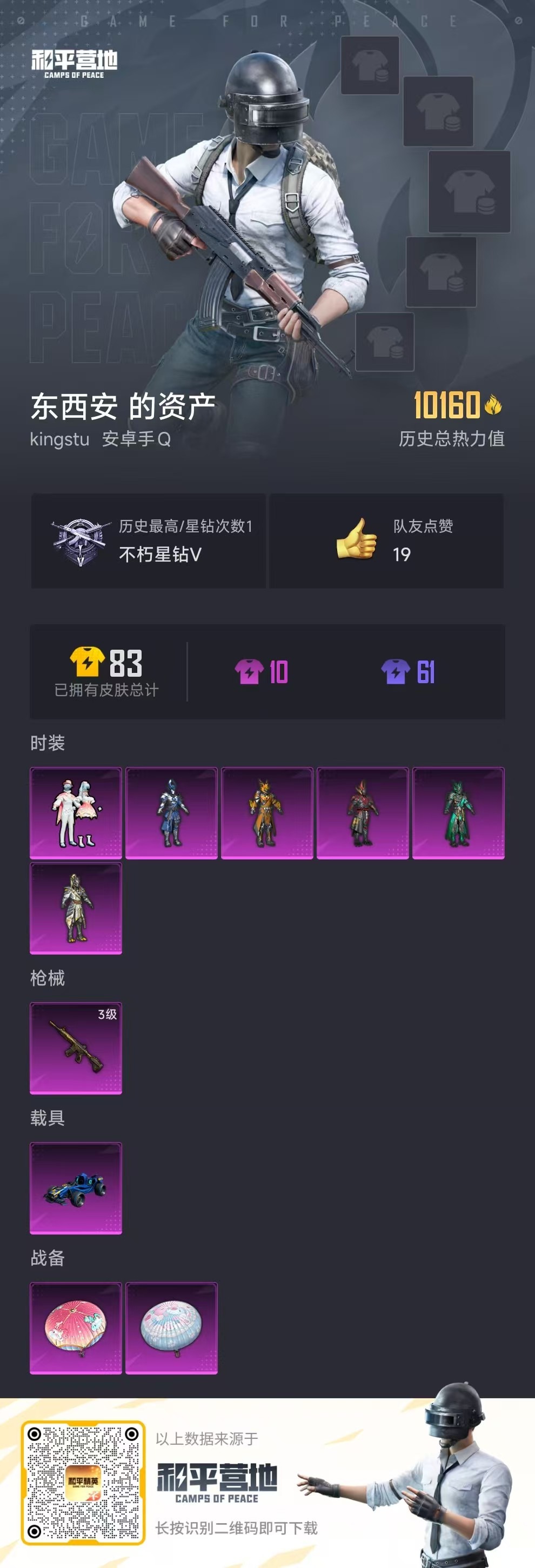 HPQM3263941和平精英账号详情图15 HPQM3263941和平精英账号详情图15