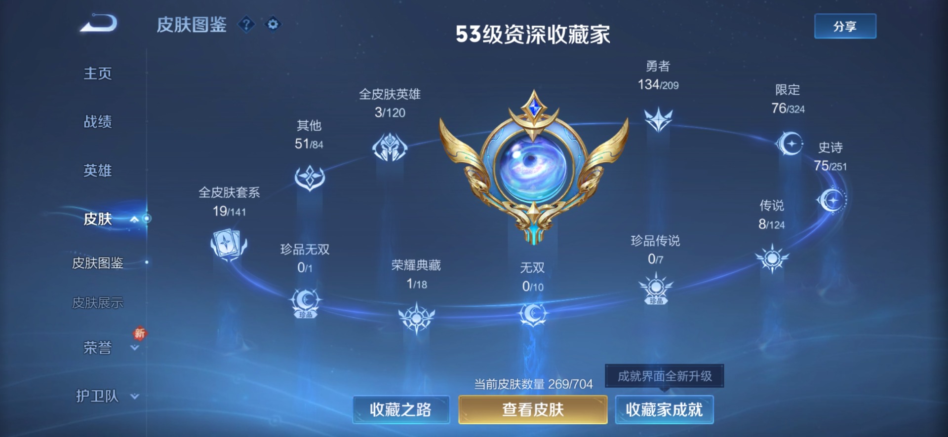 WZQM3163194王者荣耀账号详情图2 WZQM3163194王者荣耀账号详情图2